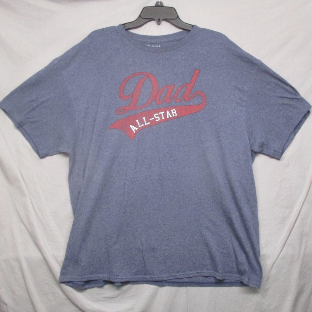 Dad T-Shirt Dad Allstar Gray Men Size | XXL